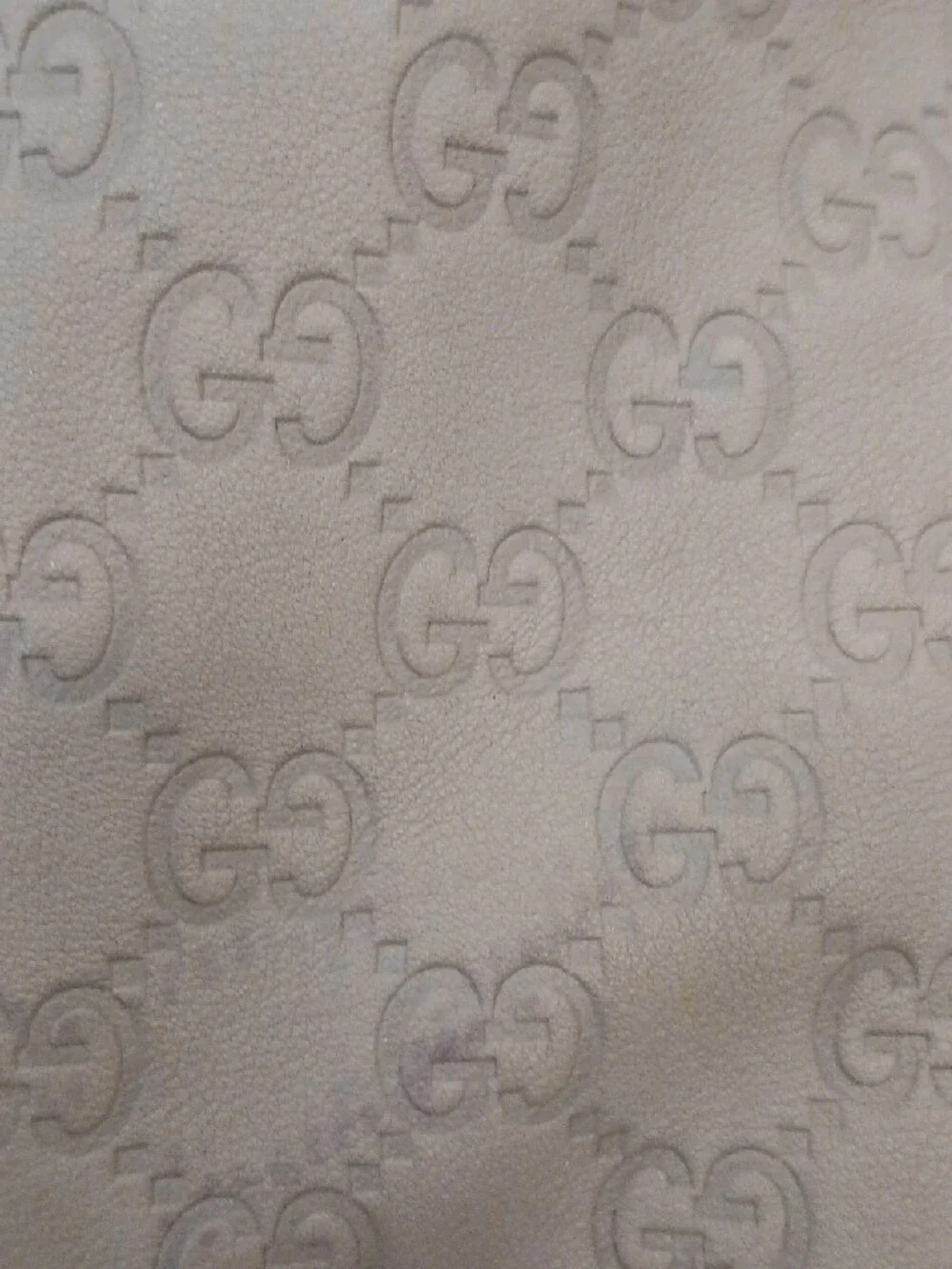 Gucci Horsebit GG  Monogram Leather Hobo with Gold-Tone Hardware